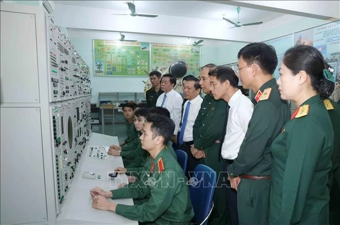 Phòng thí nghiệm của Học viện Kỹ thuật Quân sự. Ảnh: Phương Hoa/TTXVN