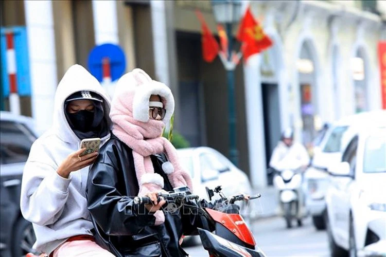 Bắc Bộ trời chuyển rét, vùng núi rét đậm, rét hại. Ảnh: TTXVN