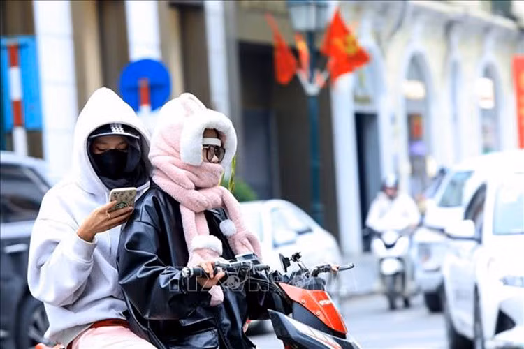 Bắc Bộ trời chuyển rét, vùng núi rét đậm, rét hại. Ảnh: TTXVN