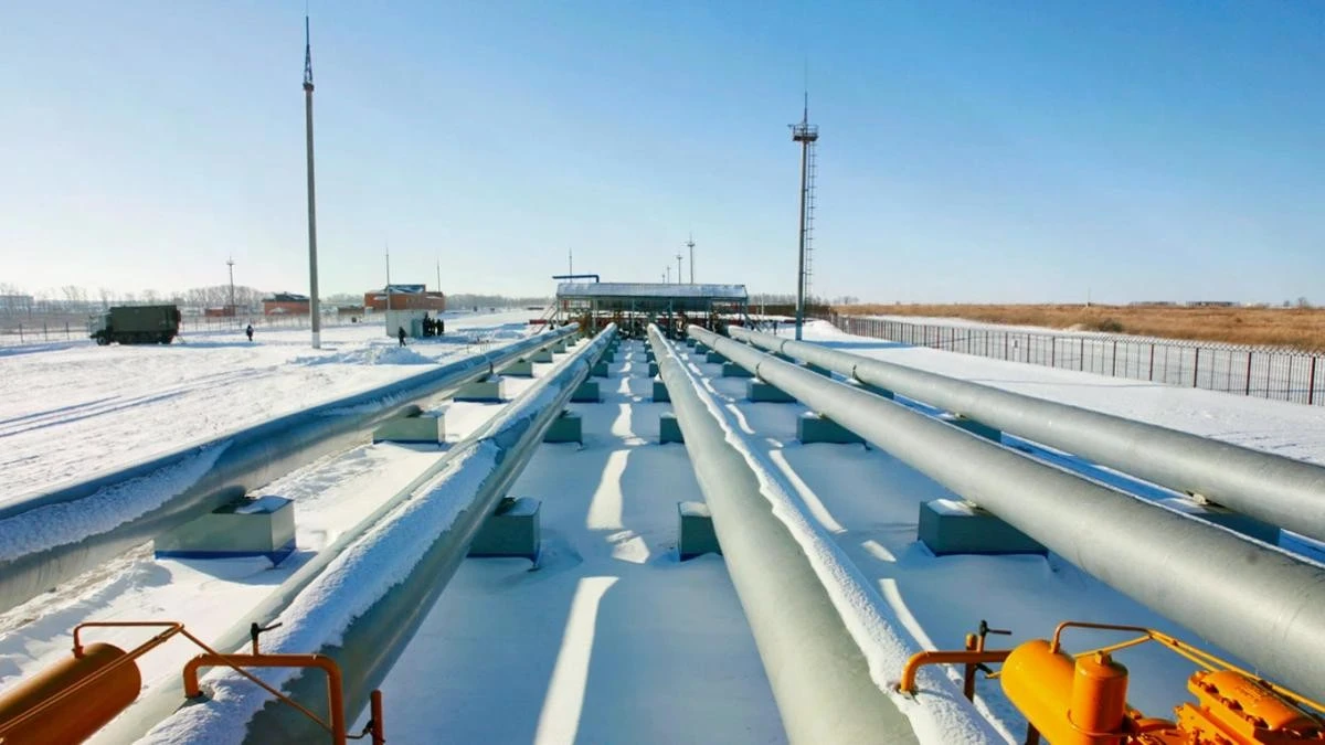 Trạm khí đốt Sudzha ở biên giới Nga - Ukraine. Ảnh: Gazprom