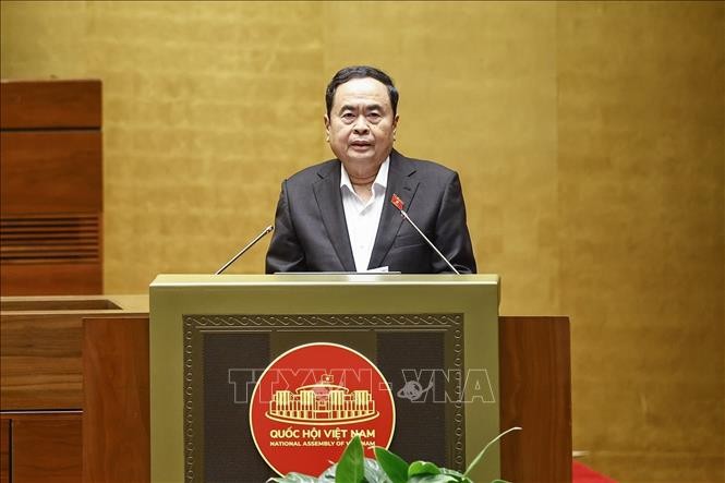 Chủ tịch Quốc hội Trần Thanh Mẫn phát biểu chỉ đạo hội nghị. Ảnh: Doãn Tấn/TTXVN Chủ tịch Quốc hội Trần Thanh Mẫn phát biểu chỉ đạo hội nghị. Ảnh: Doãn Tấn/TTXVN