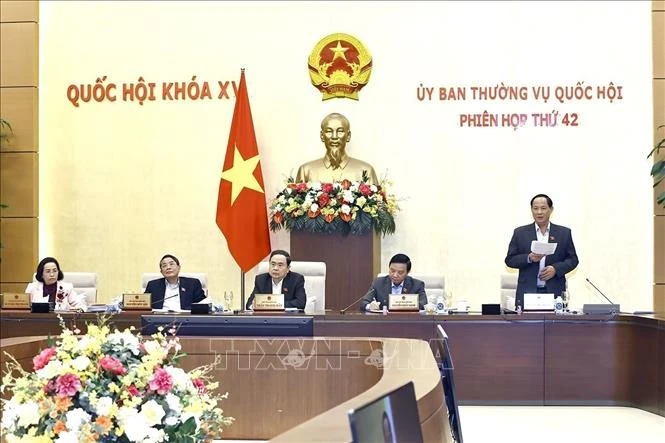Phó Chủ tịch Quốc hội Trần Quang Phương phát biểu. Ảnh: Doãn Tấn/TTXVN