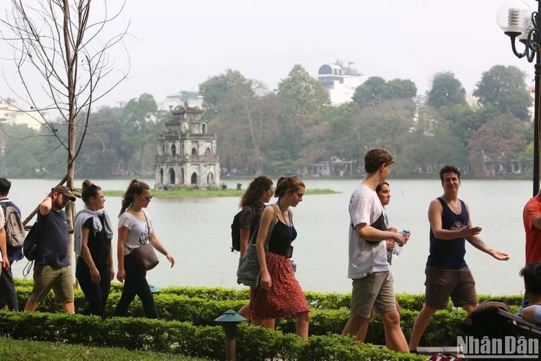 Kỳ nghỉ Tết năm nay cũng ghi nhận số lượng khách quốc tế tăng cao ở nhiều địa phương.