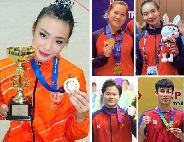 Nguyễn Hà My, Quàng Thị Tâm, Nguyễn Thị Thanh Tiền, Nguyễn Văn Khánh Phong và Hoàng Văn Chính (lần lượt từ trái sang phải, từ trên xuống dưới).