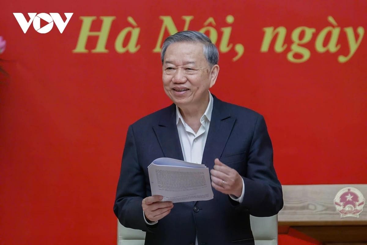 Tổng Bí thư Tô Lâm. Tổng Bí thư Tô Lâm.