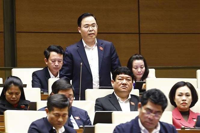 Đại biểu Quốc hội tỉnh Hà Nam phát biểu. Ảnh: Doãn Tấn/TTXVN Đại biểu Quốc hội tỉnh Hà Nam phát biểu. Ảnh: Doãn Tấn/TTXVN