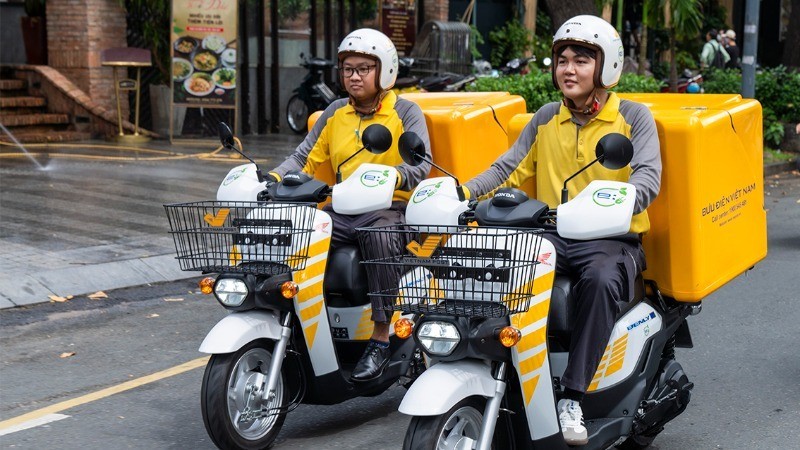 Vietnam Post tiên phong triển khai các giải pháp vận chuyển hàng hoá bằng xe điện. xanh-hoa-logsitics-1-8769-5851-460-1627.jpg