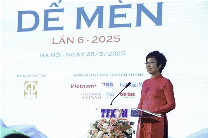 Tổng Giám đốc Thông tấn xã Việt Nam Vũ Việt Trang phát biểu tại buổi lễ. Ảnh: Lê Đông/TTXVN