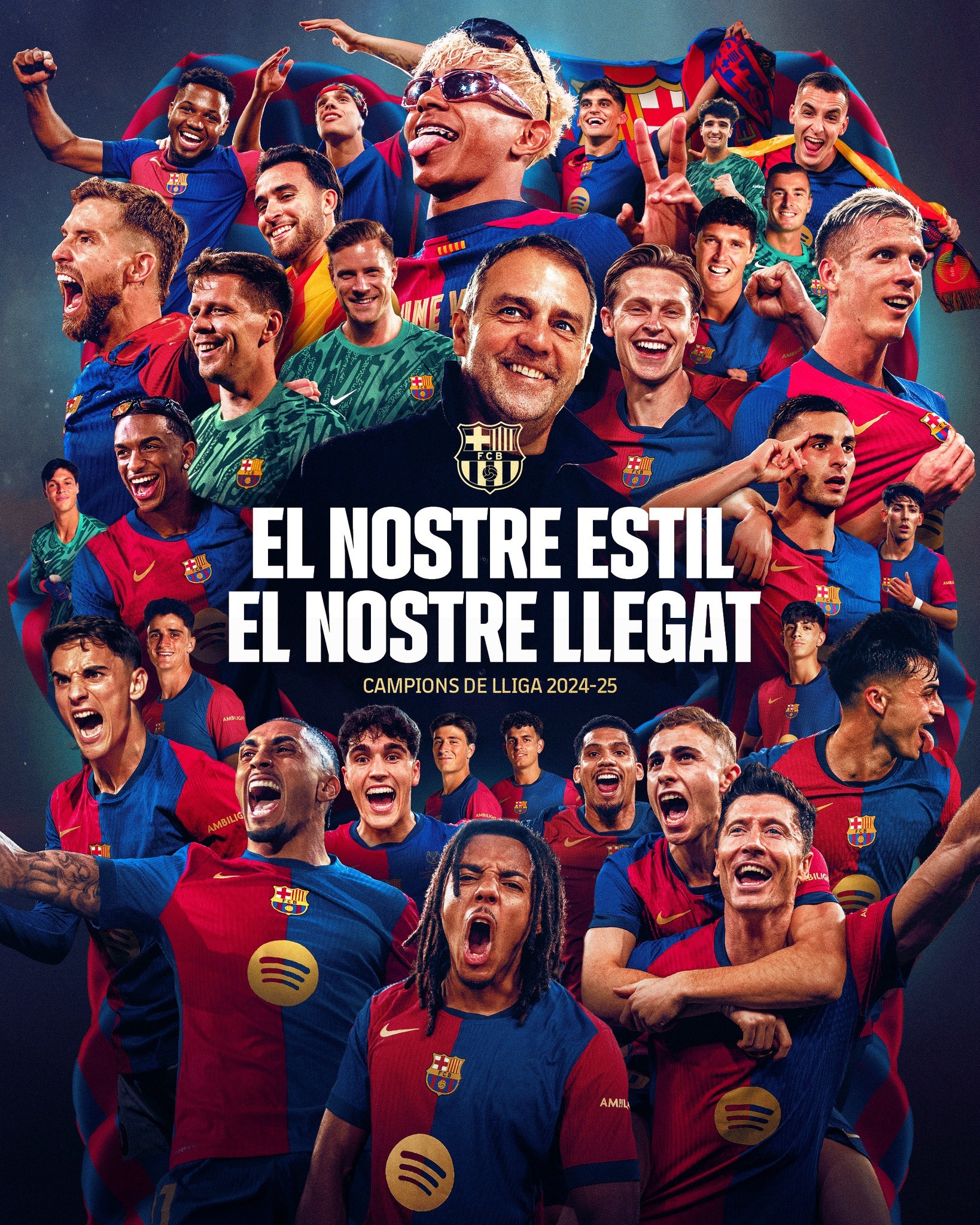 Barca giành chức vô địch trước 2 vòng đấu - Ảnh: La Liga barcelona-vo-dich-la-liga-20804.jpg