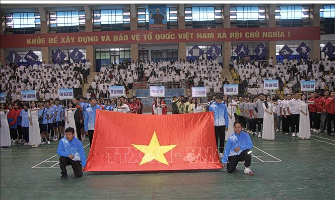 Quang cảnh Lễ khai mạc. Quang cảnh Lễ khai mạc.