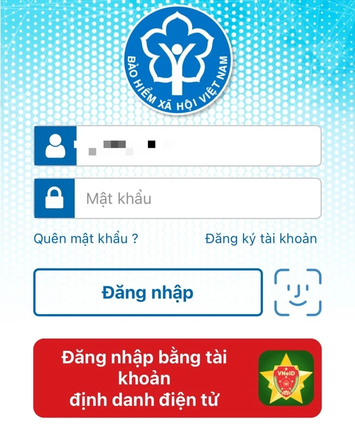 Người dân có thể đăng nhập thẻ BHYT điện tử bằng VNeID