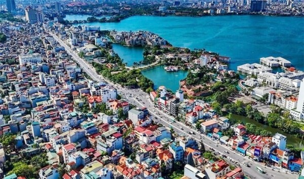 Quận Tây Hồ, Hà Nội nhìn từ trên cao. Ảnh minh họa Quận Tây Hồ, Hà Nội nhìn từ trên cao. Ảnh minh họa