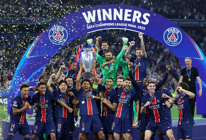 PSG lần đầu tiên vô địch Champions League. PSG lần đầu tiên vô địch Champions League.