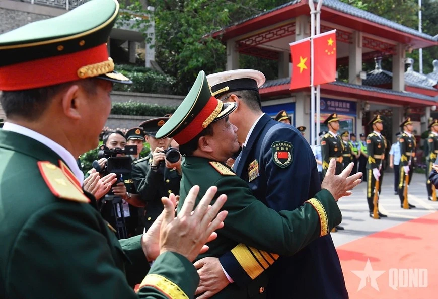 Giao lưu hữu nghị quốc phòng biên giới Việt Nam - Trung Quốc lần thứ 9 thành công tốt đẹp ảnh 4
