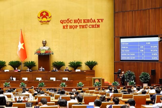 Quốc hội thông qua Nghị quyết về phổ cập giáo dục mầm non cho trẻ em mẫu giáo từ 3 đến 5 tuổi.