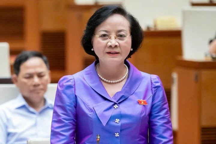 Bộ trưởng Nội vụ Phạm Thị Thanh Trà. (Ảnh: Phạm Thắng)