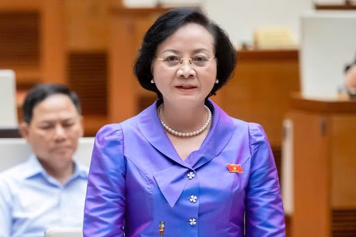 Bộ trưởng Nội vụ Phạm Thị Thanh Trà. (Ảnh: Phạm Thắng)