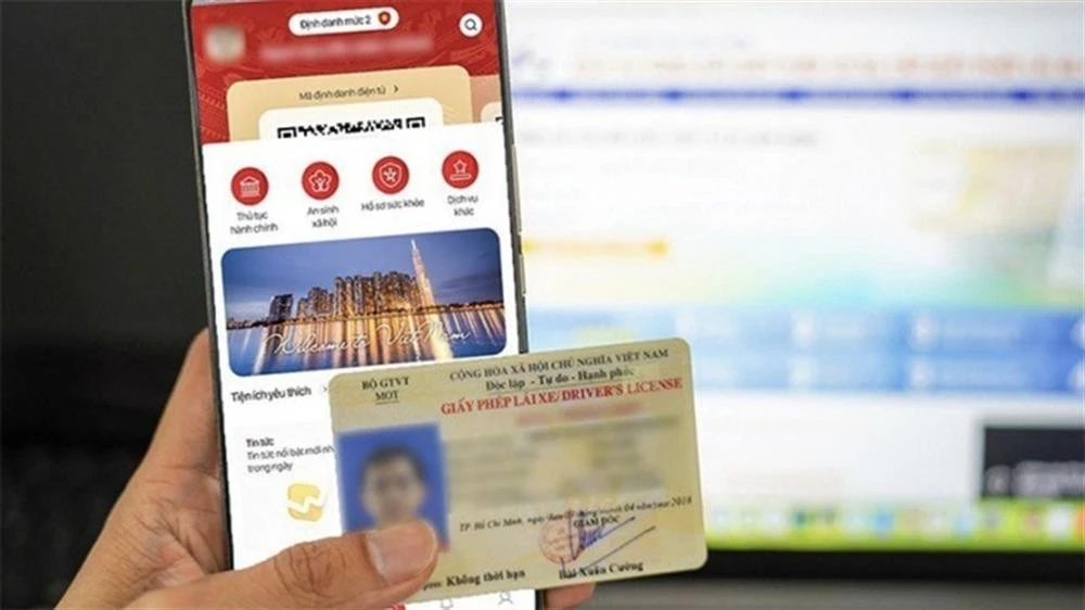 Kết quả cấp, đổi GPLX sẽ được hiển thị thông tin lên VNeID.