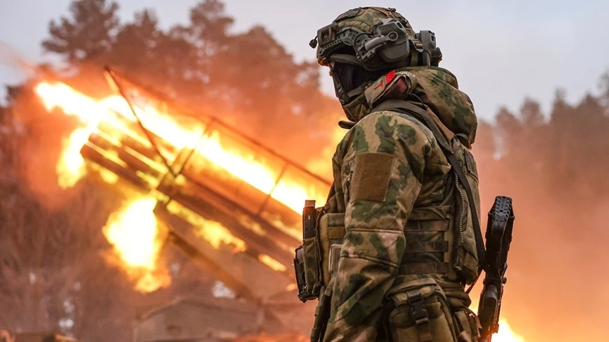 Binh sĩ Nga trong chiến dịch quân sự đặc biệt tại Ukraine. Ảnh: TASS