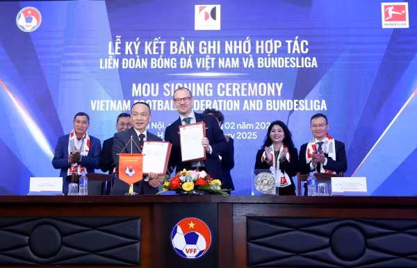 Thỏa thuận hợp tác VFF ký với Bundesliga có thời hạn đến năm 2028.