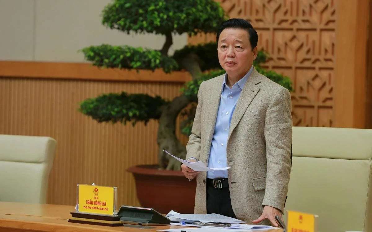 Phó Thủ tướng Trần Hồng Hà. (Ảnh: Minh Khôi)