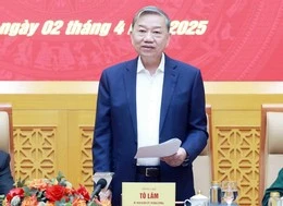 Tổng Bí thư Tô Lâm phát biểu tại hội nghị.