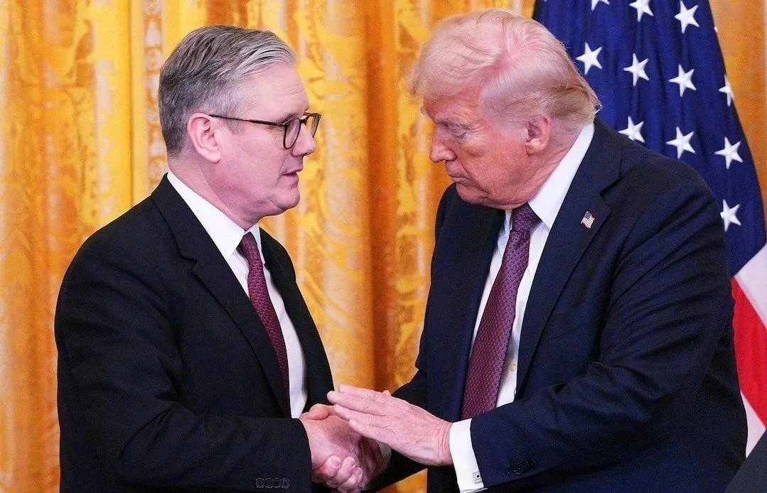 Thủ tướng Keir Starmer và Tổng thống Mỹ Donald Trump tại Nhà Trắng tháng 2/2025. Ảnh: Reuters