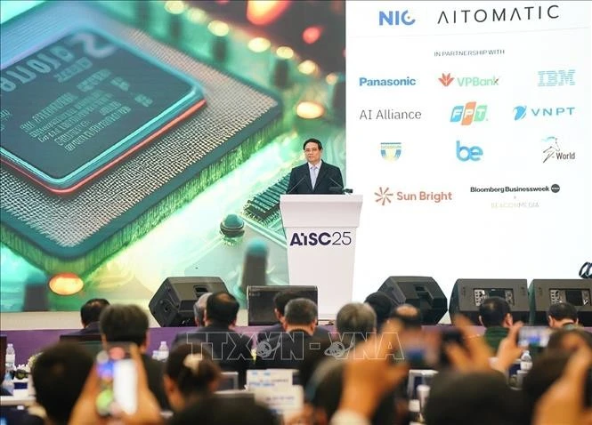 Thủ tướng Phạm Minh Chính phát biểu tại Diễn đàn. Ảnh: Khánh Hòa/TTXVN