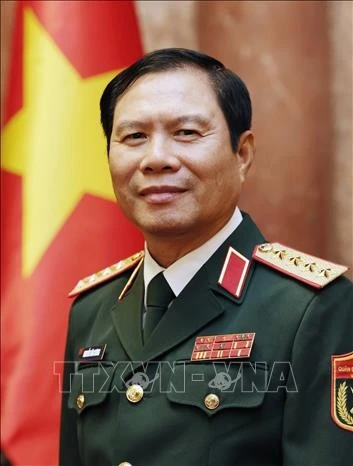 Đại tướng Nguyễn Tân Cương, Ủy viên Trung ương Đảng, Ủy viên Thường vụ Quân ủy Trung ương, Tổng Tham mưu trưởng Quân đội nhân dân Việt Nam, Thứ trưởng Bộ Quốc phòng. Ảnh: TTXVN