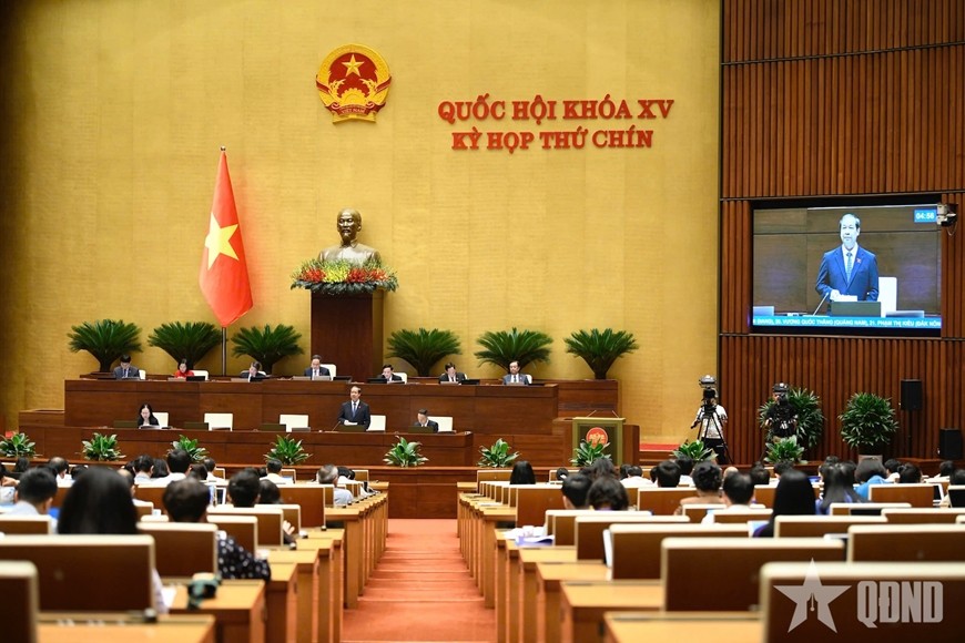 Quang cảnh phiên làm việc. Ảnh: TRỌNG HẢI Quang cảnh phiên làm việc. Ảnh: TRỌNG HẢI