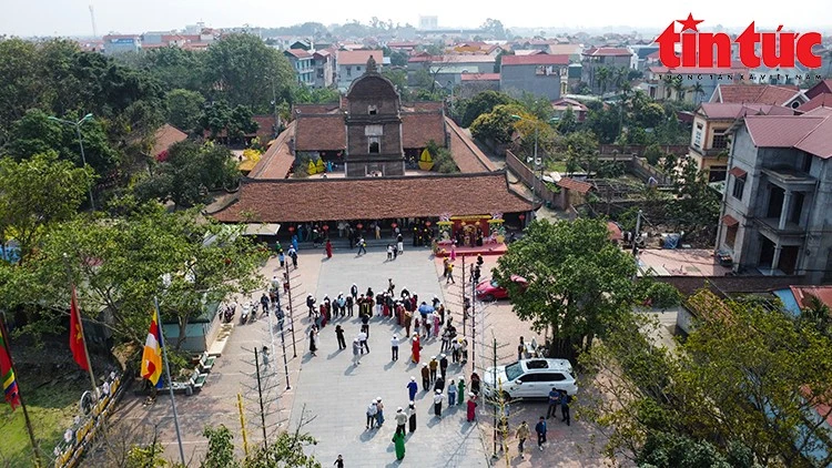 Chùa Dâu (Thuận Thành, Bắc Ninh), một trong những điểm xuất hiện trong MV "Bắc Bling".