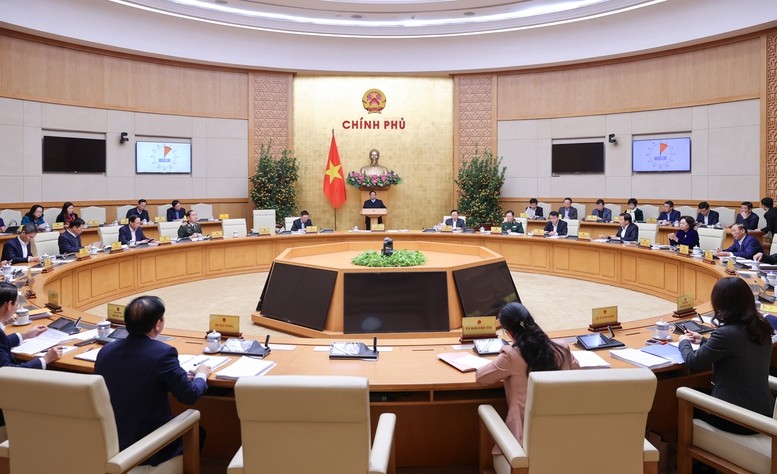 Thủ tướng Phạm Minh Chính chủ trì phiên họp Chính phủ thường kỳ tháng 1/2025, thảo luận về nhiều nội dung quan trọng - Ảnh: VGP/Nhật Bắc Thủ tướng Phạm Minh Chính chủ trì phiên họp Chính phủ thường kỳ tháng 1/2025, thảo luận về nhiều nội dung quan trọng - Ảnh: VGP/Nhật Bắc