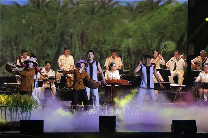 Tiết mục dự thi tại hội diễn.