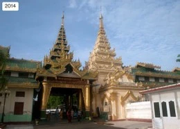 Hình ảnh ngôi chùa ở Myanmar trước động đất. Ảnh: Shutterstock