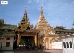 Hình ảnh ngôi chùa ở Myanmar trước động đất. Ảnh: Shutterstock