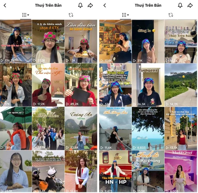 Cô sinh viên trường báo chí tích cực làm các video ngắn chia sẻ trên mạng xã hội.