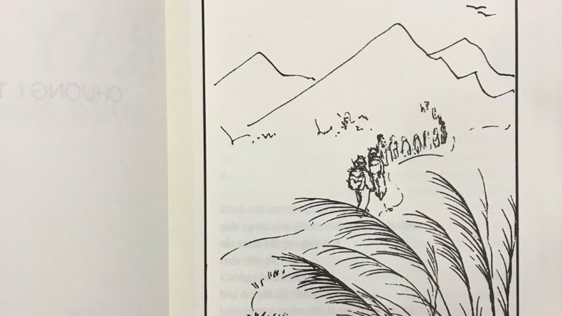 "Bay phía mùa" có bìa và minh họa mộc mạc như phẩm chất người lính. "Bay phía mùa" có bìa và minh họa mộc mạc như phẩm chất người lính.
