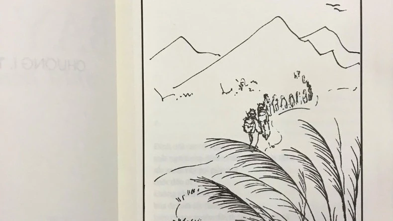 "Bay phía mùa" có bìa và minh họa mộc mạc như phẩm chất người lính.