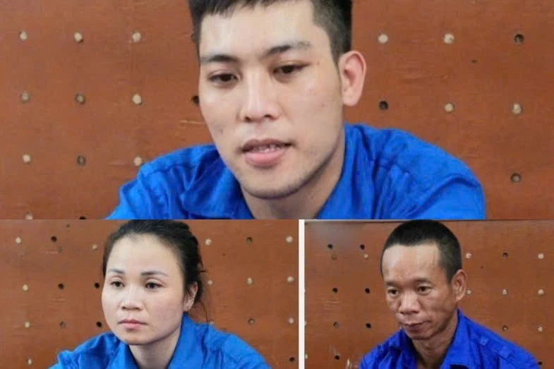 Các đối tượng bị bắt lần lượt: Nguyễn Hữu Tráng; Nguyễn Thị Phương và Dương Tiến Tú đều trú tại thành phố Hà Nội.