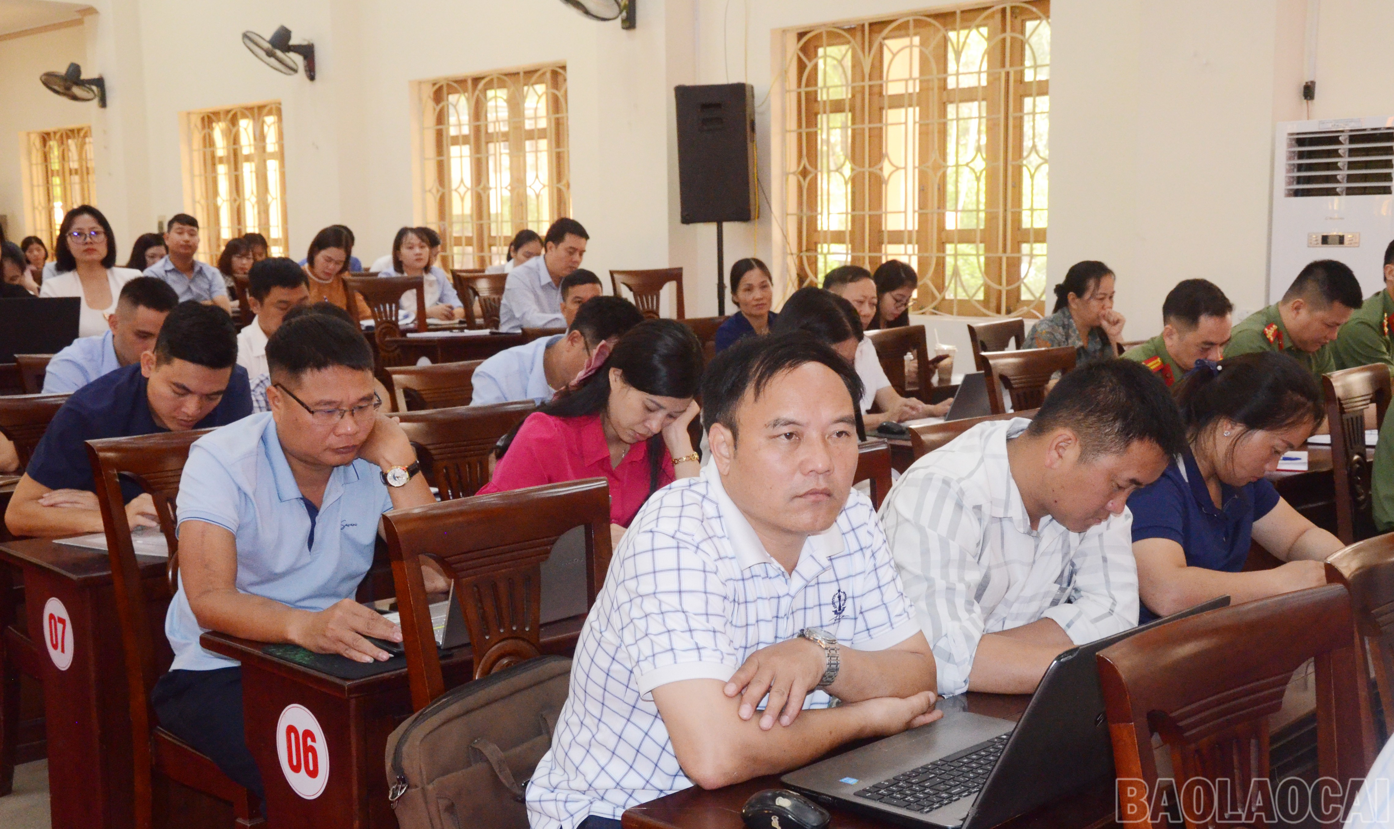 Các học viên tham dự lớp tập huấn. baolaocai-br_dsc-5609.jpg