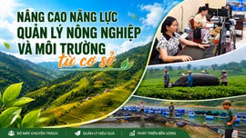 Nâng cao năng lực quản lý nông nghiệp và môi trường từ cơ sở
