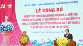 Phát biểu của Bí thư Tỉnh ủy Lào Cai tại lễ công bố các quyết định của Trung ương, địa phương về sáp nhập đơn vị hành chính