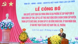 Phát biểu của Bí thư Trung ương Đảng, Trưởng Ban Chính sách, Chiến lược Trung ương Trần Lưu Quang tại Lễ công bố các quyết định của Trung ương, địa phương về sáp nhập đơn vị hành chính