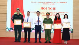 Phường Âu Lâu tổng kết công tác bầu cử đại biểu Quốc hội khóa XVI và đại biểu HĐND các cấp, nhiệm kỳ 2026 - 2031