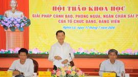 Hội thảo khoa học đề xuất giải pháp nâng cao hiệu quả công tác cảnh báo, phòng ngừa sai phạm