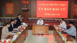 Đã có 6/99 xã hoàn thành 100% số cử tri đi bầu