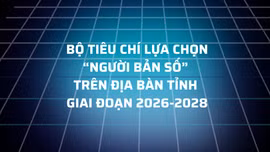 Bộ tiêu chí lựa chọn “Người bản số” trên địa bàn tỉnh giai đoạn 2026 - 2028