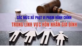 Các mức xử phạt vi phạm hành chính trong lĩnh vực hôn nhân gia đình