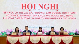 Tổ đại biểu số 10 HĐND tỉnh tiếp xúc cử tri Hợp Thành, Cam Đường