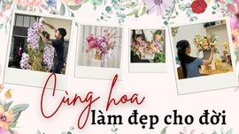 Cùng hoa làm đẹp cho đời